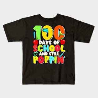 100 Days Of School Teacher Student Men Women Kids 100Th Day Kids T-Shirt